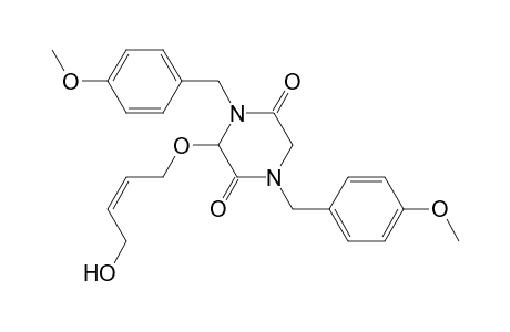 2,5-Piperazinedione, 3-[(4-hydroxy-2-butenyl)oxy]-1,4-bis[(4-methoxyphenyl)methyl]-, (Z)-(.+-.)-