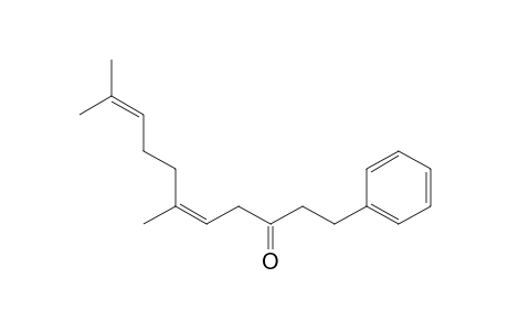 (Z)-1-Phenyl-6,10-dimethyl-3-oxoundeca-5,9-diene