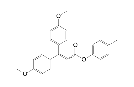 3,3-bis(p-Methoxyphenyl)acrylic acid, p-tolyl ester