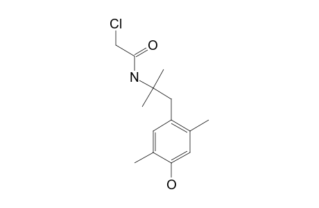 2-Chloro-N-(1-(4-hydroxy-2,5-dimethylphenyl)-2-methylpropan-2-yl)acetamide