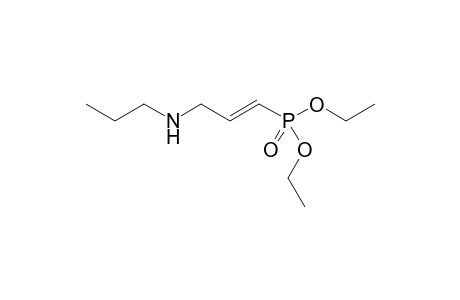 Diethyl (1E)-3-(propylamino)prop-1-enylphosphonate