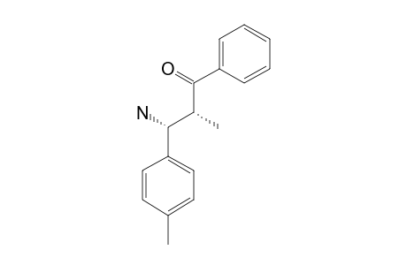 (2R*,3R*)-3-AMINO-2-METHYL-1-PHENYL-3-PARA-TOLYL-1-PROPANONE