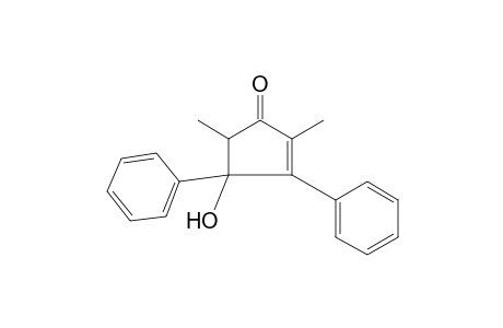 2,5-dimethyl-3,4-diphenyl-4-hydroxy-2-cyclopenten-1-one