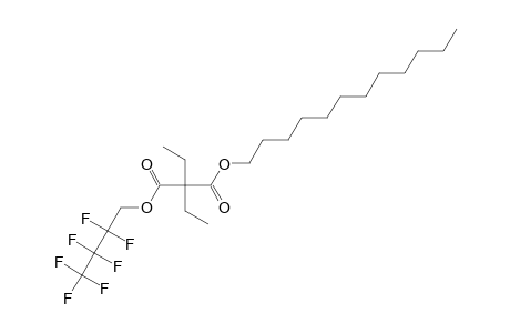 Diethylmalonic acid, dodecyl 2,2,3,3,4,4,4-heptafluorobutyl ester