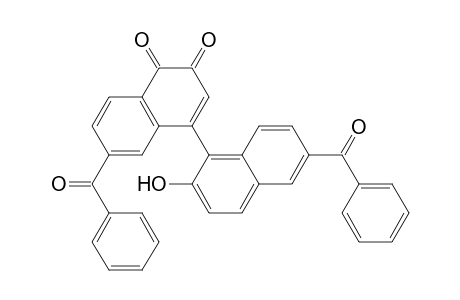 6-Benzoyl-4-[6-benzoyl-2-hydroxy-1-naphthyl]-1,2-naphthoquinone