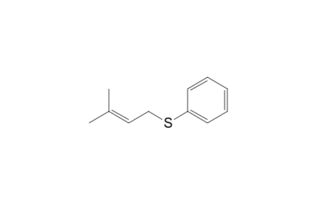 Benzene, [(3-methyl-2-butenyl)thio]-
