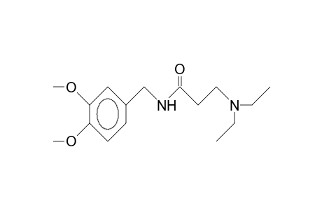 3-Diethylamino-N-(3,4-dimethoxy-benzyl)-propionamide
