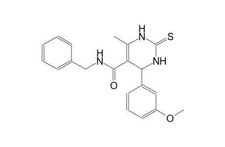 N-benzyl-4-(3-methoxyphenyl)-6-methyl-2-thioxo-1,2,3,4-tetrahydro-5-pyrimidinecarboxamide