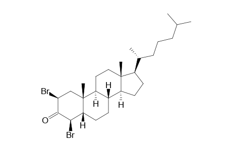 2-BETA,4-BETA-DIBROMO-5-BETA-CHOLESTAN-3-ONE