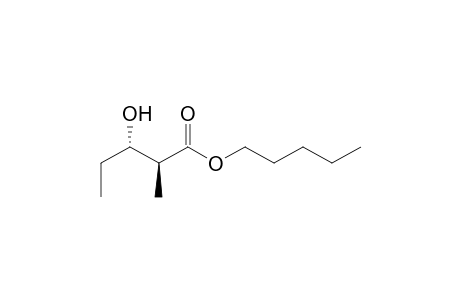 Anti-(2S,3S)-3-hydroxy-2-methylvaleric acid pentyl ester