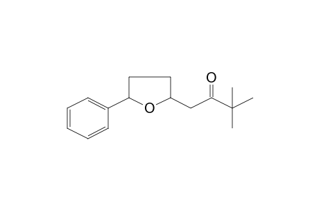 3,3-Dimethyl-1-(5-phenyltetrahydro-2-furanyl)-2-butanone