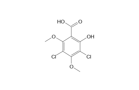 3,5-dichloro-4,6-dimethoxysalicylic acid