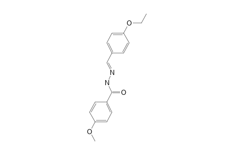 4-Methoxybenzenamide, N-(4-ethoxybenzylidenamino)-