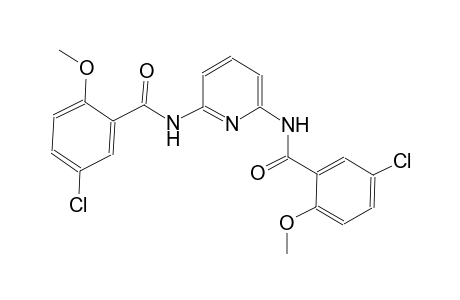 5-chloro-N-{6-[(5-chloro-2-methoxybenzoyl)amino]-2-pyridinyl}-2-methoxybenzamide