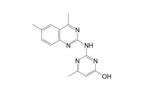2-(4,6-Dimethyl-quinazolin-2-ylamino)-6-methyl-pyrimidin-4-ol