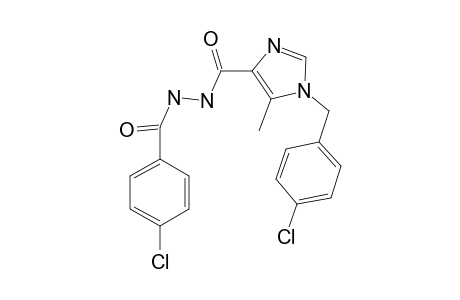 Imidazole-4-carbohydrazide, N2-(4-chlorobenzoyl)-1-(4-chlorobenzyl)-5-methyl-