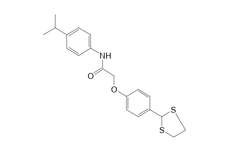 2-[p-(1,3-dithiolan-2-yl)phenoxy]-4'-isopropylacetanilide