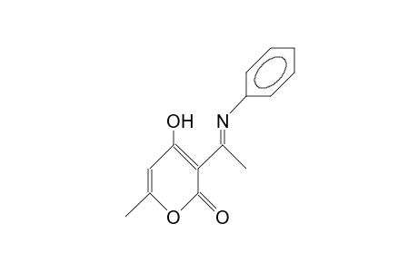 3-(1-Phenylimino-ethyl)-6-methyl-2H-pyran-2,4(3H)-dione