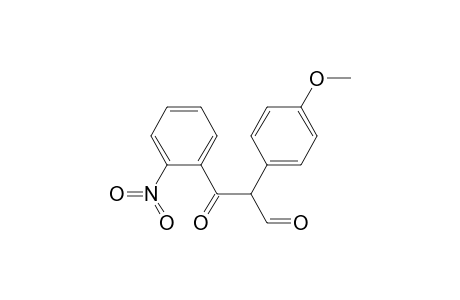 Benzenepropanal, .alpha.-(4-methoxyphenyl)-2-nitro-.beta.-oxo-