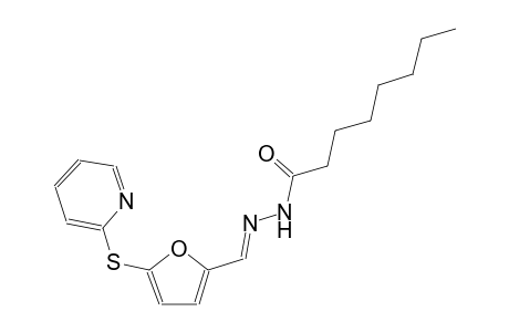 octanoic acid, 2-[(E)-[5-(2-pyridinylthio)-2-furanyl]methylidene]hydrazide