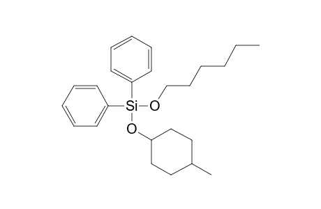 Silane, diphenyl(cis-4-methylcyclohexyloxy)hexyloxy-