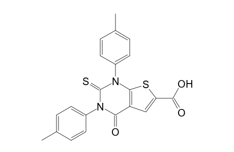 1,3-Bis(4-methylphenyl)-1,3-dihydro-4-oxo-2-thioxo1H-thieno[2,3-d]pyrimidine-6-carboxyloic acid