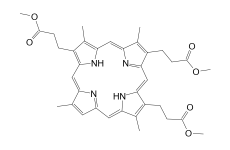 21H,23H-Porphine-2,8,12-tripropanoic acid, 3,7,13,18-tetramethyl-, trimethyl ester