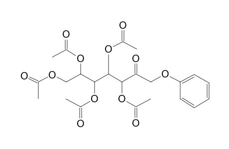 Phenyl-D-mannoheptuloside, pentaacetate