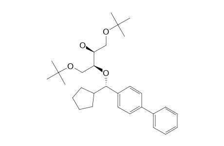 (2S,3S)-1,4-ditert-butoxy-3-[(S)-cyclopentyl-(4-phenylphenyl)methoxy]butan-2-ol