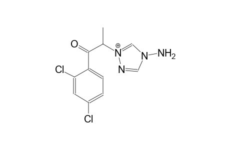 4-amino-1-[2-(2,4-dichlorophenyl)-1-methyl-2-oxoethyl]-4H-1,2,4-triazol-1-ium