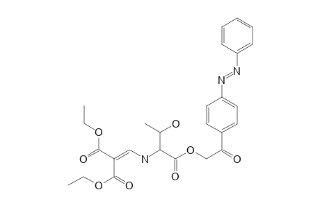 [4'-(Phenylazo)phenacyl] N-{[2,2-bis(ethoxycarbonyl)vinylamino](1''-hydroxyethyl)methyl}carboxylate