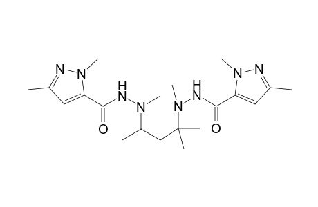 N'-[3-[[(2,5-dimethylpyrazole-3-carbonyl)amino]-methyl-amino]-1,3-dimethyl-butyl]-N',2,5-trimethyl-pyrazole-3-carbohydrazide