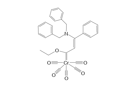 Pentacarbonyl [(2E)-3-(dibenzylamino)-1-ethoxy-3-phenyl-2-propenylidene ] chromium