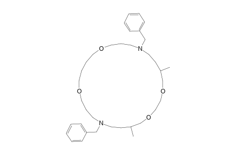 9,22-Dibenzyl-6,25-dimethyl-1,4,13,18-tetraoxa-9,22-diazacyclohexacosane