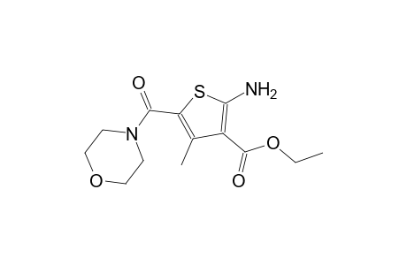 ethyl 2-amino-4-methyl-5-(4-morpholinylcarbonyl)-3-thiophenecarboxylate