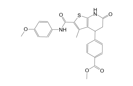 benzoic acid, 4-[4,5,6,7-tetrahydro-2-[[(4-methoxyphenyl)amino]carbonyl]-3-methyl-6-oxothieno[2,3-b]pyridin-4-yl]-, methyl ester