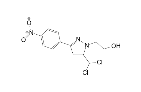 5-Dichloromethyl-1-(2-hydroxyethyl)-3-(4-nitrophenyl)-2-pyrazoline