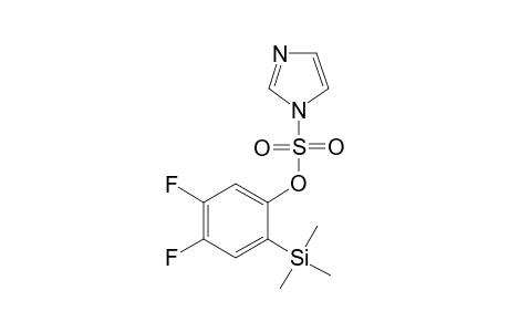 4,5-DiFluoro-2-(trimethylsilyl)phenyl imidazolsulfonate