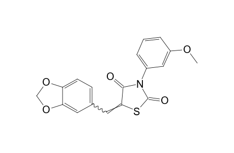 3-(m-Methoxyphenyl)-5-piperonylidene-2,4-thiazolidinedione