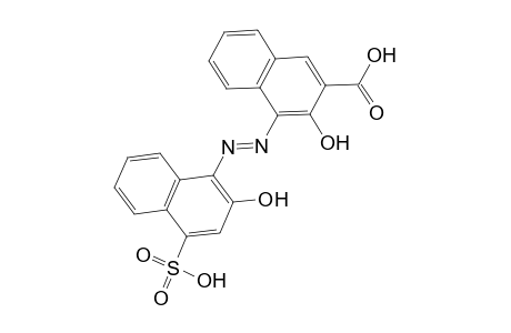 3-HYDROXY-4-[(2-HYDROXY-4-SULFO-1-NAPHTHYL)AZO]-2-NAPHTHOIC ACID
