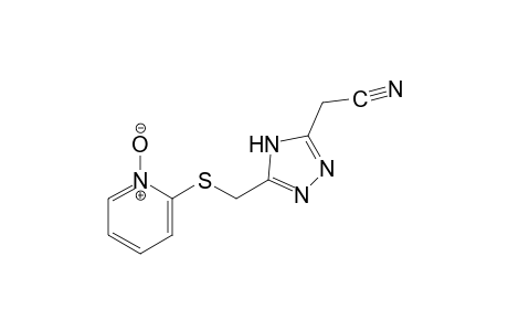 5-{[(2-pyridyl)thio]methyl}-4H-1,2,4-triazole-3-acetonitrile, 5-oxide