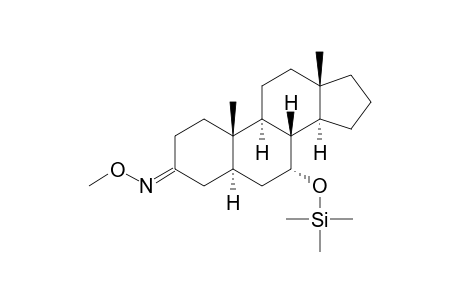 7.ALPHA.-[(TRIMETHYLSILYL)OXY]-5.ALPHA.-ANDROSTAN-3-ONE(3-O-METHYLOXIME)