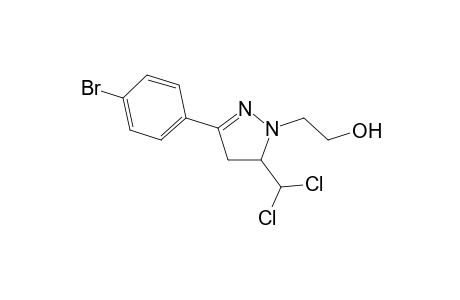 5-(Dichloromethyl)-3-(4-bromophenyl)-1-(2-hydroxyethyl)-2-pyrazoline