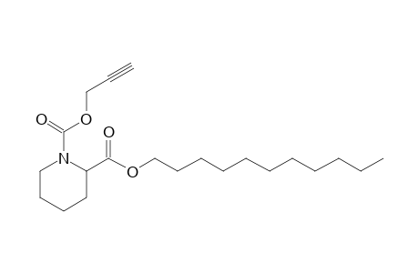 Pipecolic acid, N-propargyloxycarbonyl-, undecyl ester