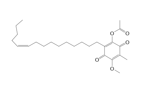 5-ACETOXY-2-METHOXY-6-METHYL-3-[(Z)-10'-PENTADECENYL]-1,4-BENZOQUINONE