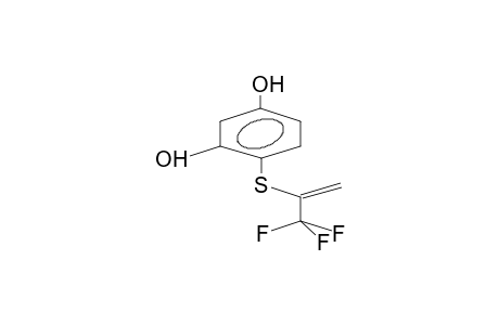 2-(1-TRIFLUOROMETHYLVINYLTHIO)-5-HYDROXYPHENOL