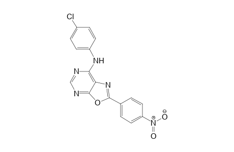 N-(4-Chlorophenyl)-2-(4-nitrophenyl)oxazolo[5,4-d]pyrimidin-7-amine