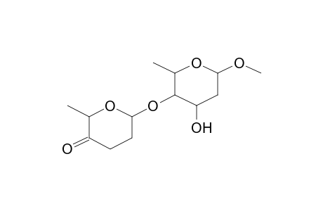 6-(4-Hydroxy-6-methoxy-2-methyl-tetrahydro-pyran-3-yloxy)-2-methyl-dihydro-pyran-3-one