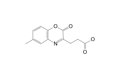 Propionic acid, 3-(6-methyl-2-oxo-2H-benzo[1,4]oxazin-3-yl)-