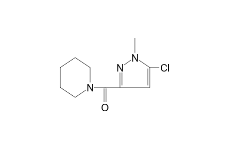 1-[(5-chloro-1-methylpyrazol-3-yl)carbonyl]piperidine